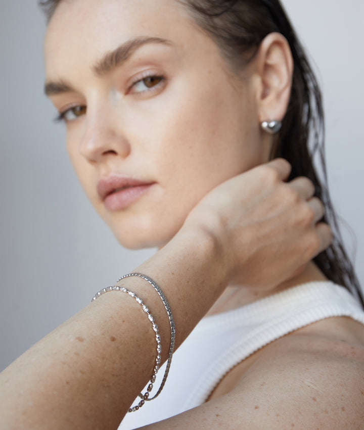 The Sleek Armband in Silber